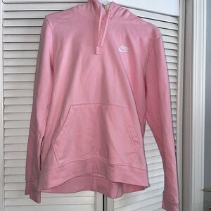 Light pink Nike hoodie Size large